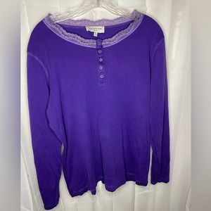 Jones New York 3/4 sleeve shirt